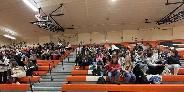 Libertyville High School students who refused to wear masks were told they had to stay in the gym or go home. 
