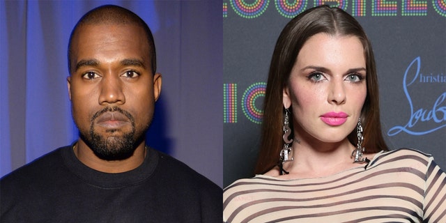 Kanye West (left) and actress Julia Fox (right) are in the early days of a relationship.