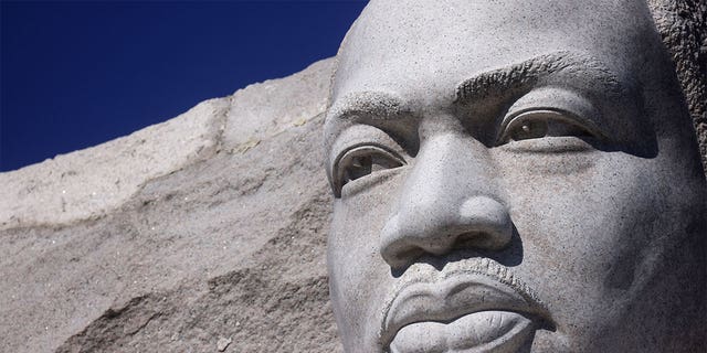 FILE – The Martin Luther King, Jr. Memorial is seen during an event to celebrate the 10th anniversary of the memorial in Washington, U.S., October 21, 2021. 