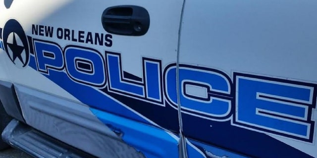 A New Orleans Police Department vehicle. 