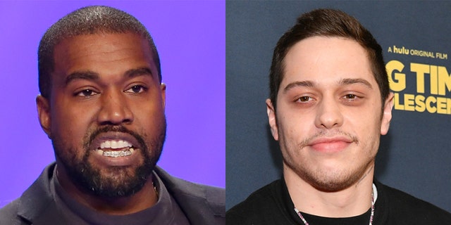 Kanye West took a not-so subtle jab at his estranged wife's new boyfriend, Pete Davidson in a new music video that was released on Wednesday.