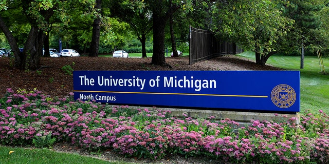 The University Of Michigan North Campus signage at the University Of Michigan in Ann Arbor, Michigan on July 30, 2019.  