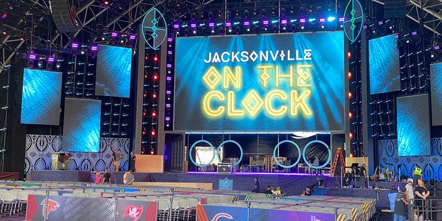 The Jacksonville Jaguars will be on the clock first Thursday night.