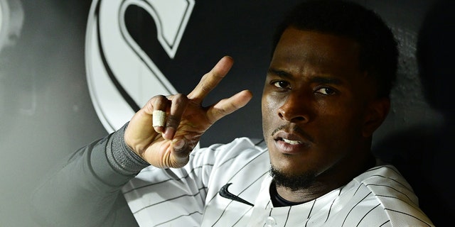 Tim Anderson of the White Sox reacts during the Seattle Mariners game at Guaranteed Rate Field on April 13, 2022, in Chicago.