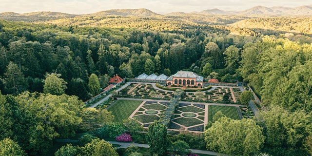 Shown here is an aerial view of the Biltmore Estate and grounds in Asheville, North Carolina. (The Biltmore Company)