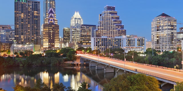 The cityscape of Austin, Texas.