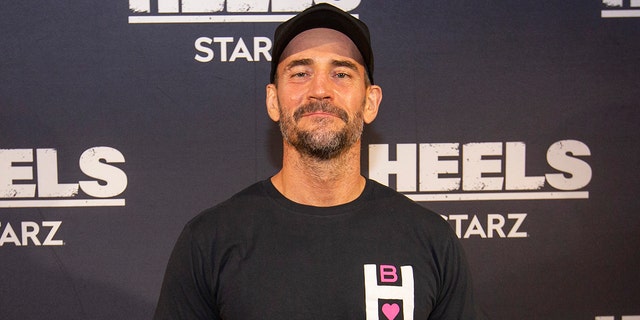 Actor and wrestler Phil Brooks "CM Punk" pose for a photo during a screening episode of the Starz channel's wrestling drama "Heels" at the AMC River East Theater, on August 26, 2021 in Chicago, Illinois.
