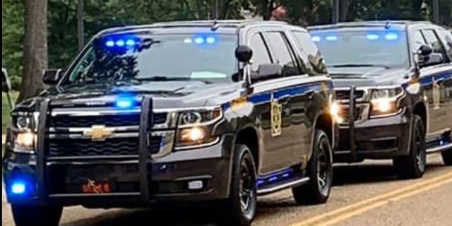 Hinds County Sheriff's Department vehicles in August 2021. 