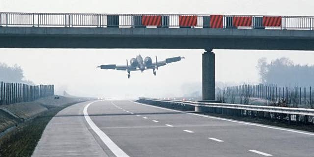 The German autobahn was so wide, straight and flat that warplanes could land on it, a fact that impressed Supreme Allied Commander and future president Gen. Dwight Eisenhower. 