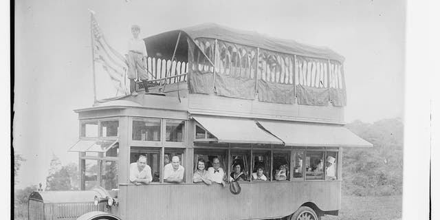 New York City financier Roland R. Conklin invented the first motor home in 1915, dubbed the "Gypsy Van." It traveled from Long Island, N.Y., to San Francisco, Calif., over a two-month period. 