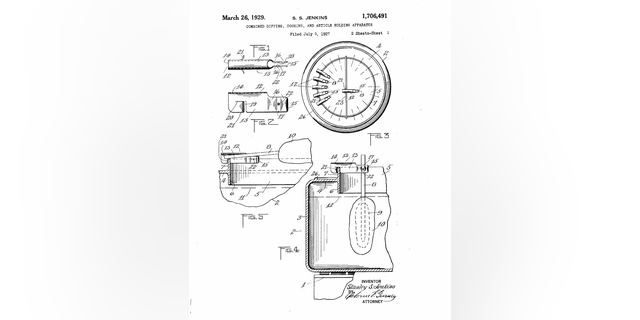Stanley S. Jenkins, a Buffalo businessman, filed a patent for a machine in 1927 that would cook hot dogs and other foods "when impaled on sticks and dipped in a batter."