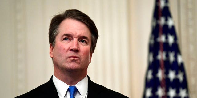  A man was arrested near Justice Kavanaugh's home in Maryland for allegedly threatening violence towards the justice. (AP Photo/Susan Walsh, File)