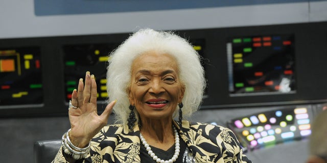 "Star Trek" acterss Nichelle Nichols died at the age of 89. The star was pictured at Day Three of the 2021 Los Angeles Comic Con held at Los Angeles Convention Center on December 5, 2021.