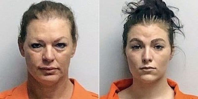 Tina Frey (left) and Victoria Brimer are charged with two counts of aggravated cruelty to animals.