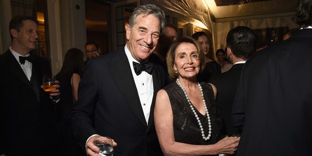 Nancy Pelosi and husband Paul Pelosi.