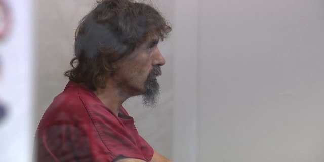 Aaron Fulk seen in King County courtroom. 