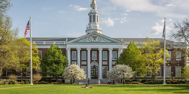 The famous Harvard University in Cambridge, Massachusetts, USA.