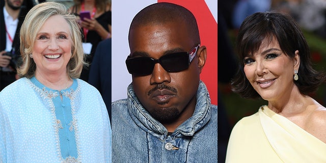 Kanye West calls out The Clintons, Kris Jenner and more on Instagram on Thursday.