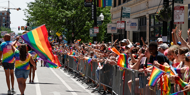 The 51st LGBTQ Pride Parade in Chicago, Illinois, on June 26, 2022.