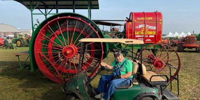 George Schaaf has been collecting tractors for four decades.