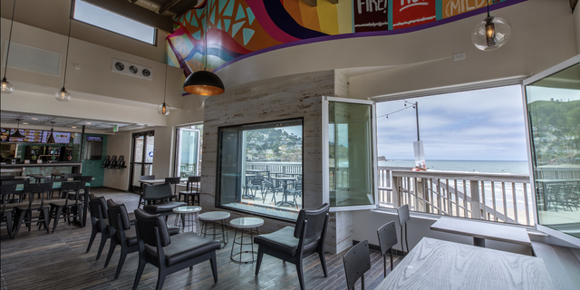 A seaside Taco Bell in Pacifica, Calif., is proclaimed by the company and by brand enthusiasts as the most beautiful Taco Bell in the world. 