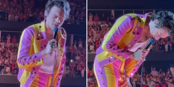 Harry Styles hit in groin with a bottle at Chicago concert: ‘Shake it off’