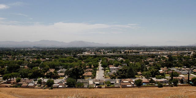 Residential homes in San Bernardino, California