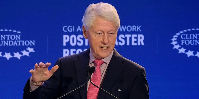 Former President Bill Clinton attends a meeting of the Clinton Global Initiative Action Network in San Juan, Puerto Rico, in 2020.