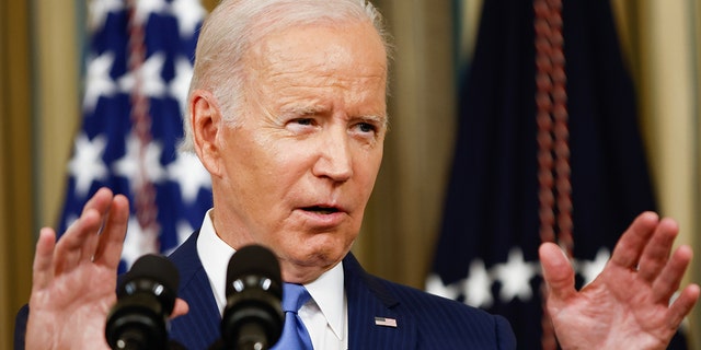 President Joe Biden takes questions Nov. 9, 2022 about the midterm elections, which he said were run "without any interference."