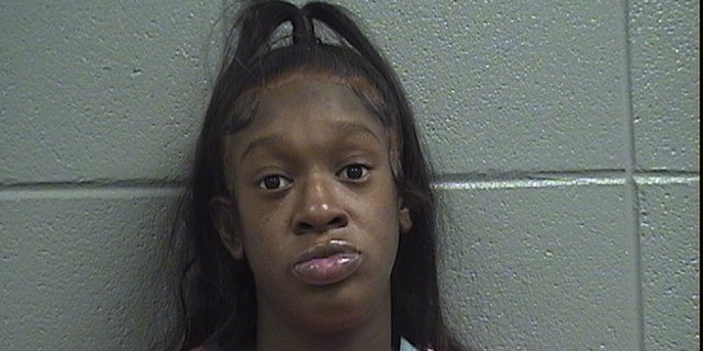Keshia Golden of Chicago was arrested and charged with first-degree murder after stabbing her unborn baby's father in the thigh. 