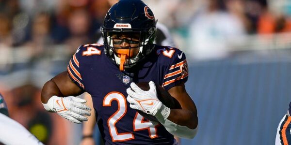 Bears’ No. 1 rushing attack takes hit with running back Khalil Herbert placed on IR with hip injury