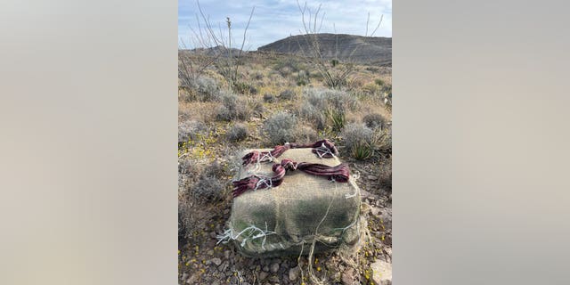Five bundles of drugs weighing 300 pounds were smuggled into Big Bend National Park and concealed under rocks to blend into the terrain.