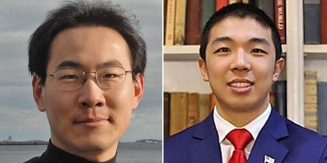 Qinxuan Pan, left, is accused of murdering Army veteran and Yale graduate student Kevin Jiang, right. 