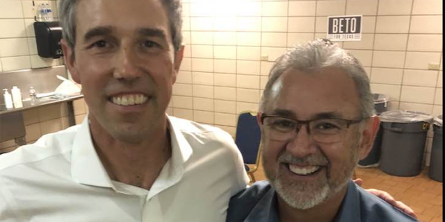 Liberal billionaire George Soros' cash is helping Bexar County, Texas, District Attorney Joe Gonzalez, pictured here with Lone Star State Democratic gubernatorial candidate Beto O'Rourke.