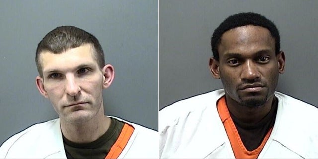 Nathan Vieth, 25, of Milwaukee, and 23-year-old Titus Wright of Chicago were arrested after a sheriff's K-9 alerted deputies to drugs in their car. 