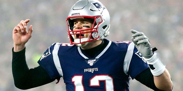 Tom Brady with the New England Patriots.
