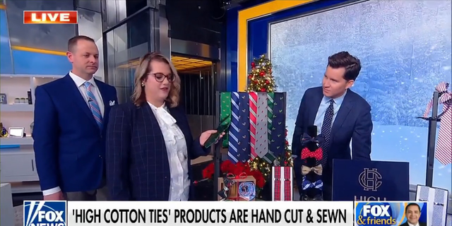 American-made businesses — including High Cotton Ties — shared their unique products on "Fox and Friends Weekend" with just days remaining to shop before Christmas this year.