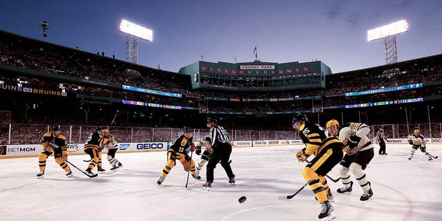 A general view during the third period between the Boston Bruins and Pittsburgh Penguins in the 2023 Discover NHL Winter Classic at Fenway Park on January 02, 2023 in Boston, Massachusetts. 