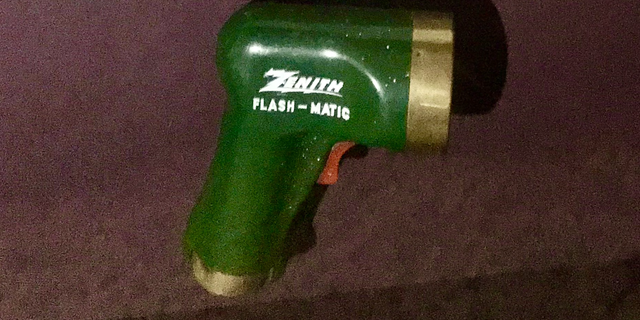 The Zenith Flash-Matic, the first wireless television remote control, was introduced in 1955 and designed to look like a space-age ray gun.