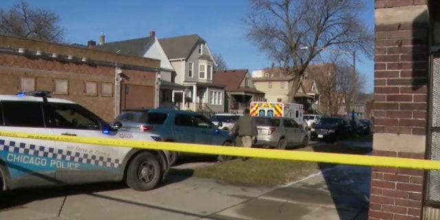 Five people were shot around 1:45 p.m. Monday in a second floor apartment in the 2900 block of East 78th Street in Chicago's South Shore neighborhood, police said.