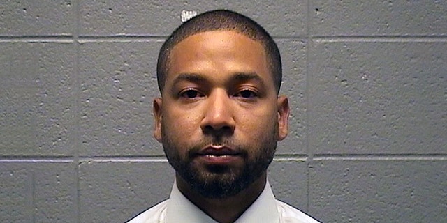 This booking photo provided by the Cook County Sheriff's Office shows Jussie Smollett. A judge sentenced Smollett to 150 days in jail after the "Empire" actor was convicted of lying to police.