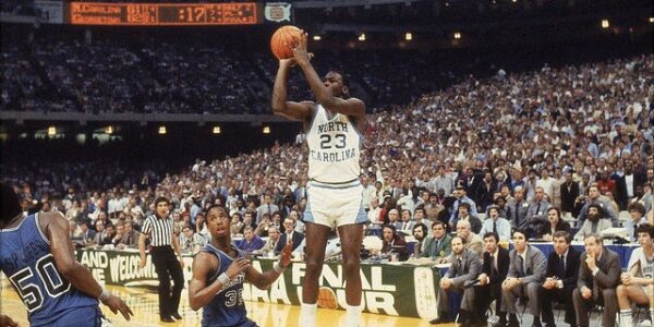 On this day in history, March 29, 1982, Michael Jordan hits winning shot in NCAA final, launching legend