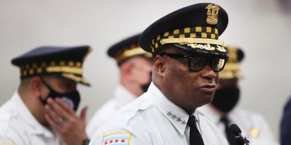 Chicago police superintendent David Brown announces resignation