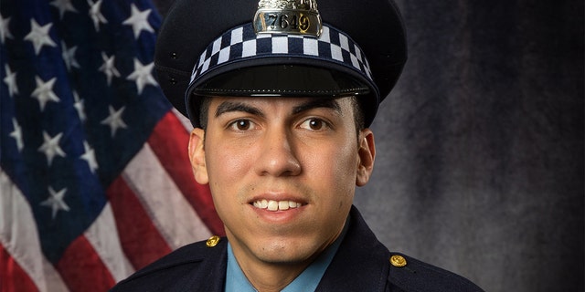 Chicago police officer Andres Vasquez-Lasso was killed Wednesday, March 1, 2023.