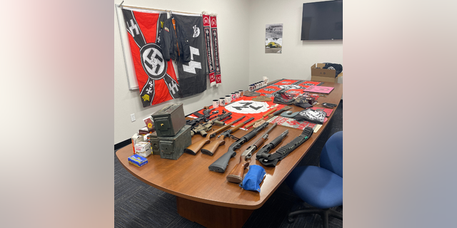 While executing search warrants, officials say that 11 illegal guns, 90 pounds of methamphetamine, hundred of rounds of ammunition, and $50,000 was found. Officials say that they don't know why Anderson allegedly committed the bombings, but said that he might be associated with a White supremacist group.