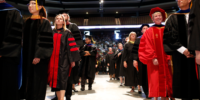 A general view during the college commencement ceremony for Westminister College on June 1, 2013 in Salt Lake City, Utah. (Photo by Natalie Cass/Getty Images)