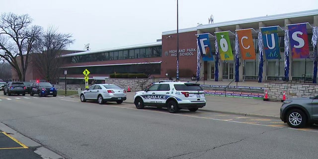 Police in Illinois arrested five suburban Chicago high school students on Tuesday after a report of a student with a gun sent the campus into lockdown for a few hours.