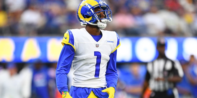 Los Angeles Rams wide receiver Allen Robinson (1) during a game against the Buffalo Bills Sept. 8, 2022, at SoFi Stadium in Inglewood, Calif.