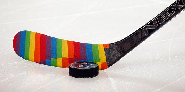 The Florida Panthers celebrate Pride Night prior to hosting the Nashville Predators at the BB&amp;amp;T Center on February 1, 2019 in Sunrise, Florida.