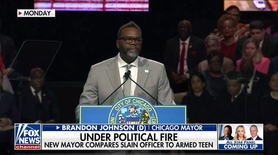 Chicago mayor under fire for comparing slain officer and armed teen